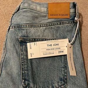 Denim Forum The Joni High Rise Loose